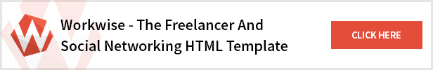 Workwise - The Freelancer And Social Networking PSD Template